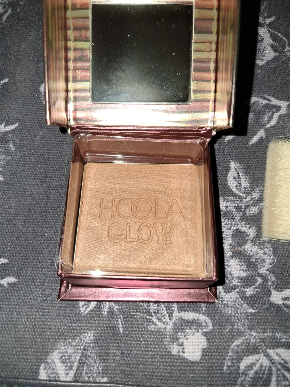 Benefit Hoola Glow Bronzer Highlighter Duo - Brown with Teal Accents